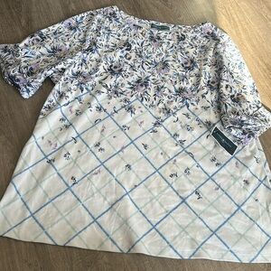 Karen Scott
Petite Provence Placement Boatneck Top